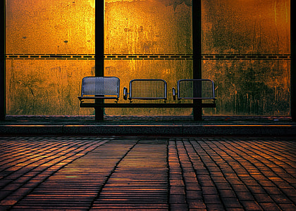 stainless steel bench chair thumbnail