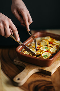 Fish casserole with lemon and herbs thumbnail