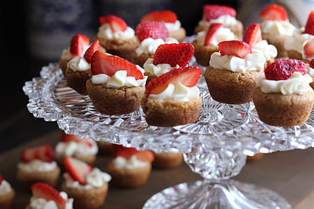 cupcake with strawberry toppings thumbnail