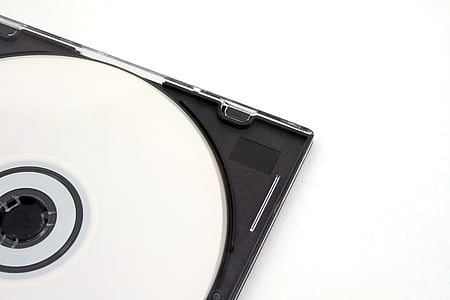 white compact disc with case thumbnail