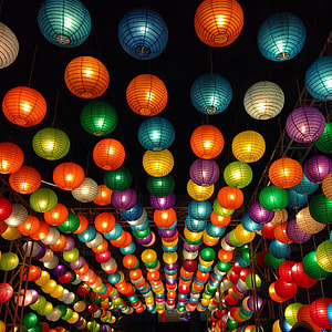 assorted-color LED lamp lot thumbnail