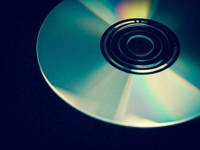 sepia photo of compact disc thumbnail