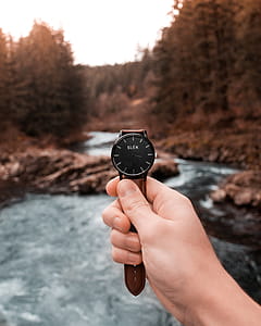 hand, water, river, watch thumbnail