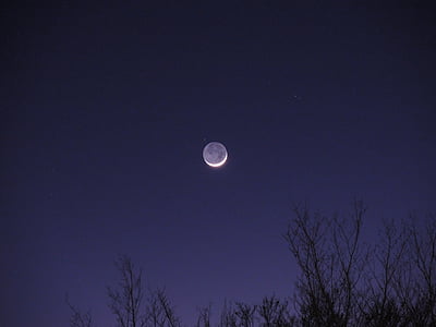 full moon during night time thumbnail