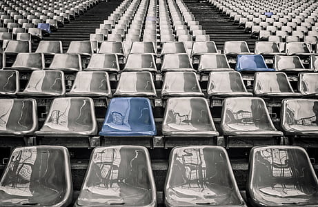 gray chairs with steel frames thumbnail