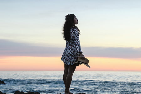 woman standing on rock floor thumbnail