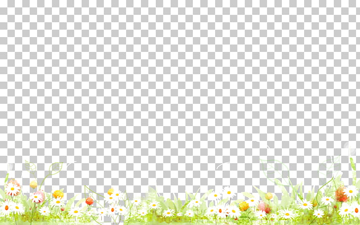 Petal Pattern, Small fresh watercolor small grass border texture PNG clipart