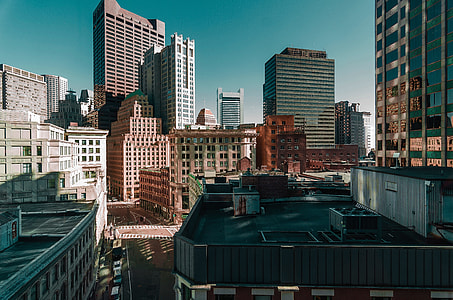 aerial photo of concrete buildings thumbnail