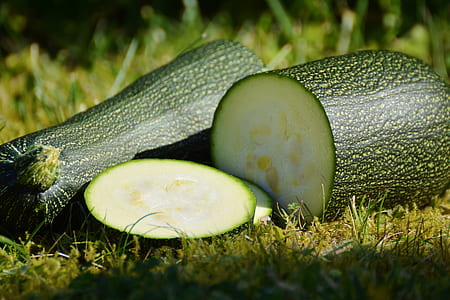 sliced vegetable on green grass thumbnail