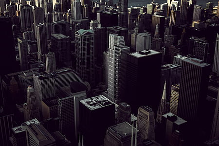 areal view photography of high-rise buildings thumbnail