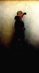 woman wearing black long sleeve shirt and brown hat thumbnail