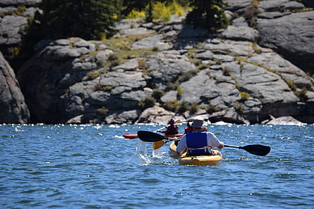 Photo of People in Kayak on a Sunny Day thumbnail