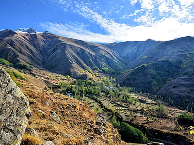 aerial view photography of mountains thumbnail