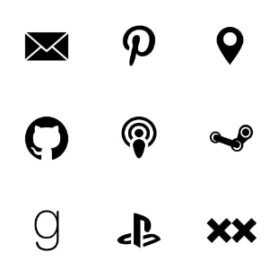 Miu social svg vector icon sets