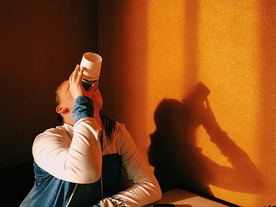 woman drinking on a cup thumbnail