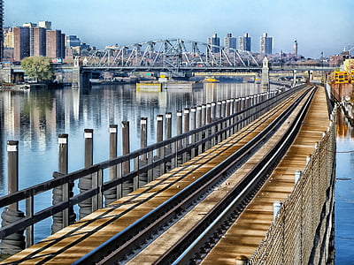 train rail on dock thumbnail