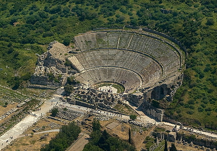 aerial shot of Colosseum thumbnail