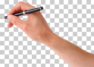Pen Handwriting , Pen in hand , person holding black fountain pen PNG clipart
