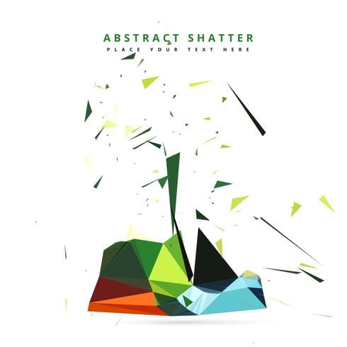 abstract shapes explosion eps file