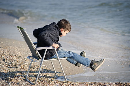 sea, man, person, beach thumbnail