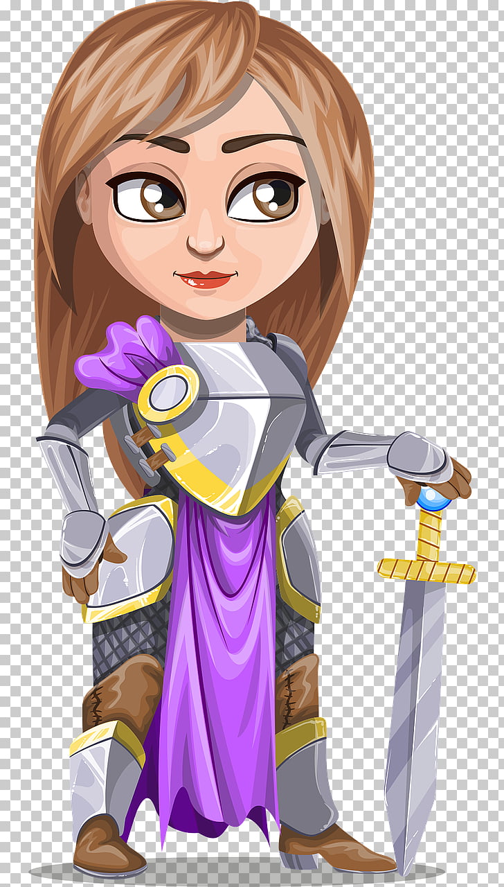 T Shirt Knight Cartoon Frozen Woman Female Warrior Wearing Silver