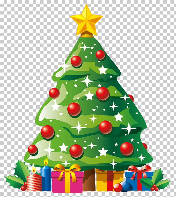 Christmas tree Christmas Day , Transparent Deco Christmas Tree with Gifts , green Christmas tree PNG clipart