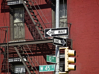 one way street signage thumbnail