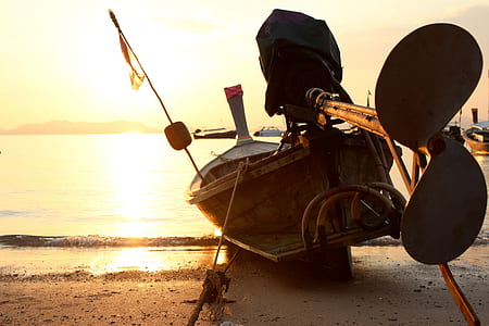 gray motorized boat thumbnail