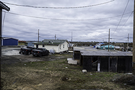 Houses and buildings in the town in Dettah thumbnail