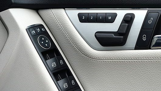 black vehicle door control thumbnail