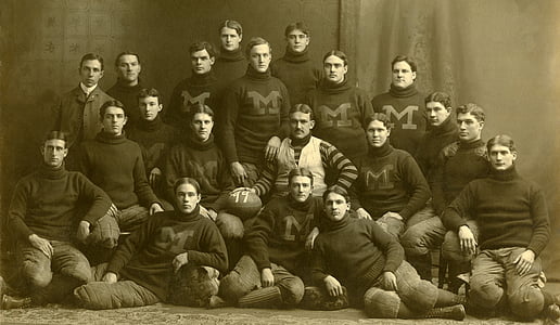 football team taking picture thumbnail