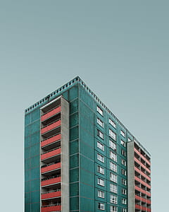 teal and red concrete structure thumbnail