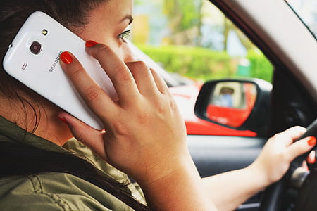person, woman, smartphone, car thumbnail