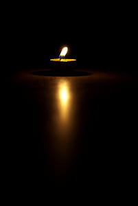 lit votive candle thumbnail