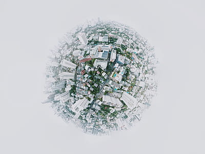 little earth photography of high-rise buildings thumbnail