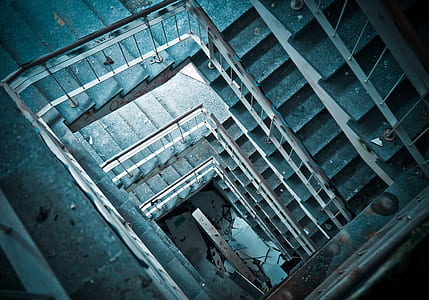 aerial photography of spiral stair thumbnail