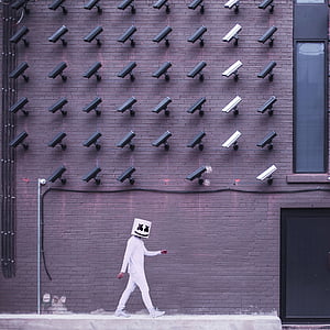 Marshmello standing near wall thumbnail