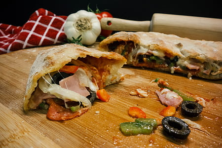Cooked Food Served on Brown Wooden Board thumbnail