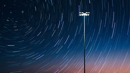 time-lapse photography of lamp post thumbnail