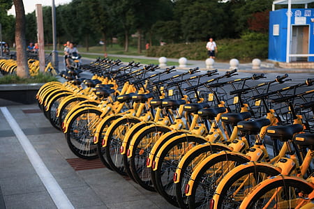 yellow bicycle lot thumbnail