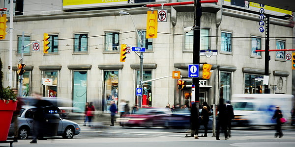 long exposure photography of cars on streets thumbnail