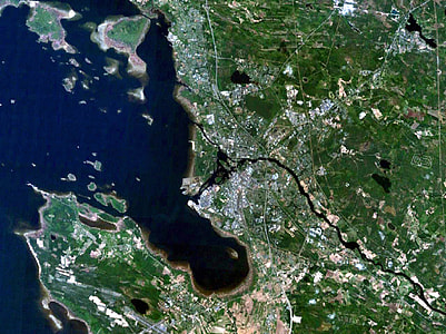 Satellite Image of Oulu in 2007 thumbnail