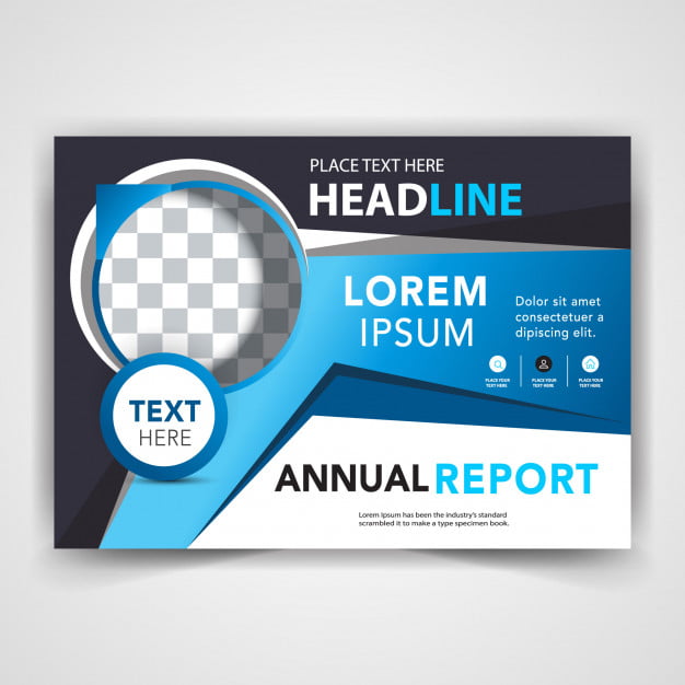 blue annual report front cover eps file free graphics uihere report front cover designs