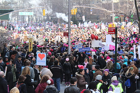 people gathering in street during daytime thumbnail
