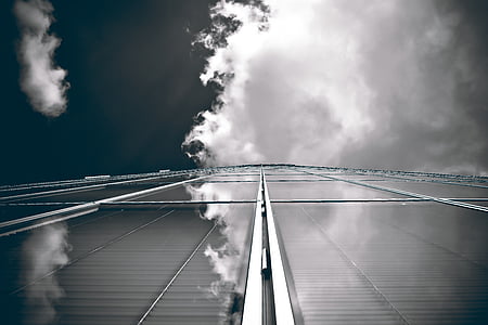 worm's eye view of glass building thumbnail