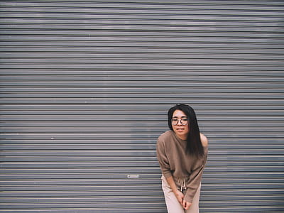 woman near roll-up door thumbnail