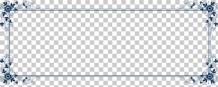 Text Box Frame Transparent Black Floral Border Illustration Png