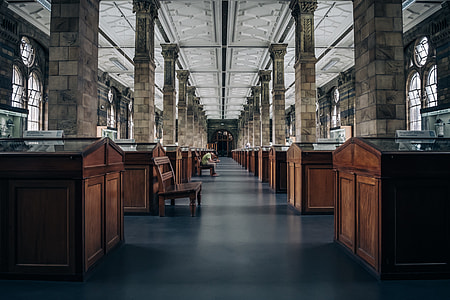 architectural photography of inside a museum thumbnail