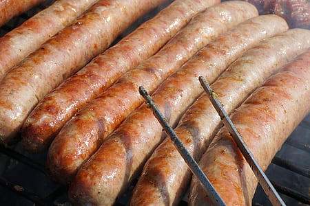 sausages on grill thumbnail