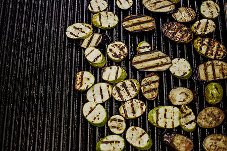 photography of grilled sliced vegetable thumbnail
